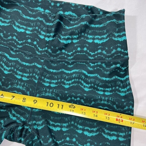 FABLETICS Define High-Waisted Powerhold Ankle‎ Crop Leggings Tidal Print Size M - Picture 8 of 11